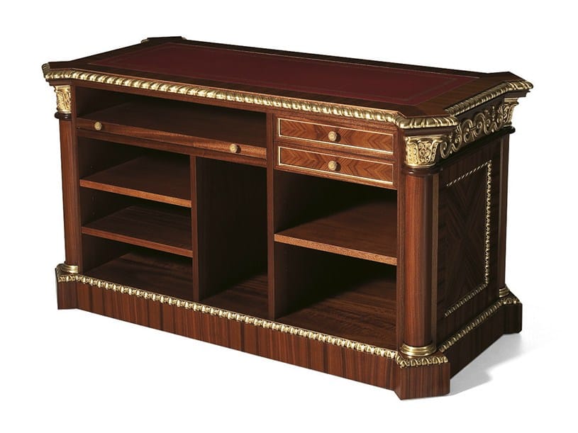 Исполнительный стол из розового дерева с ящиками OAK Галерея ARCH-00096979