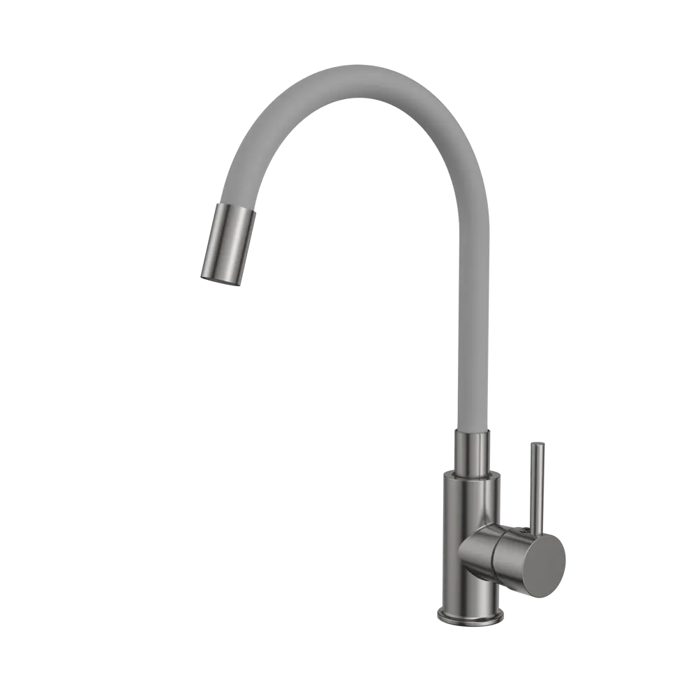 Смеситель ESKO Coralli с гибким изливом для кухни в цвете графит 89374314 CR519GTOTAL STLM-1417871 - Вид №1