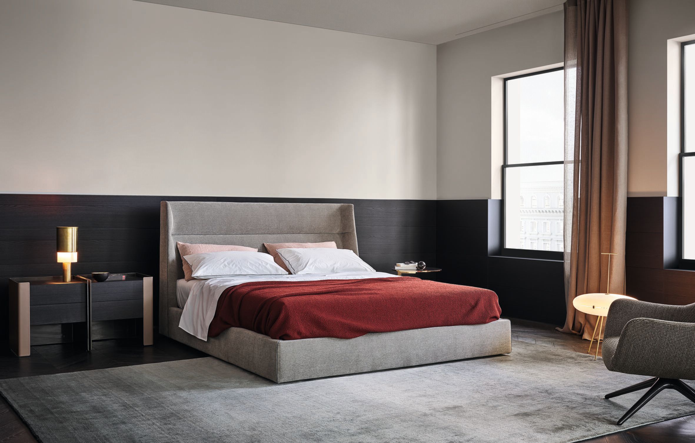 Ковер ручной работы из ткани Poliform SOFT ARCH-00055010 - Вид №1