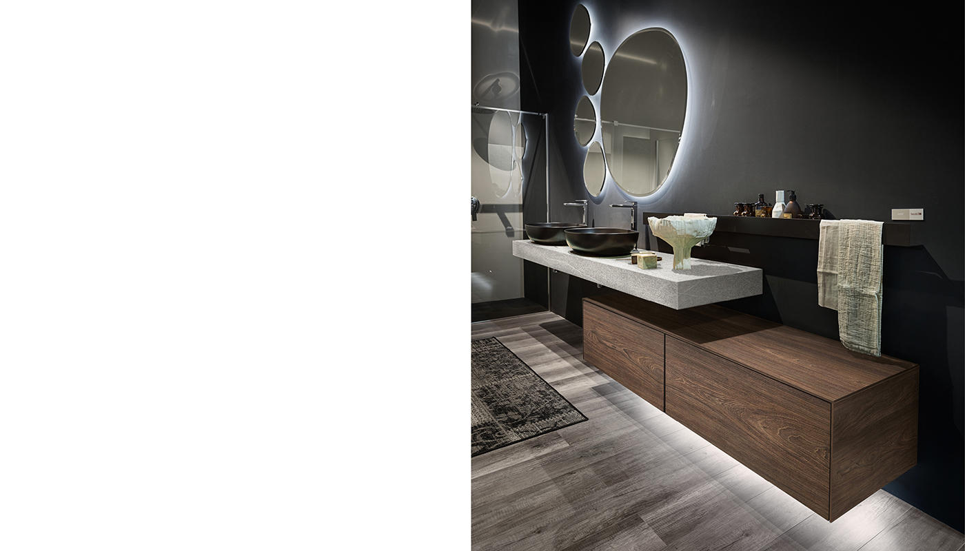 ED-ST41 Edone Круглые зеркала неправильной формы НЕРЕГУЛЯРНЫЙ КРУГЛЫЙ со скошенным периметром  - Вид №5