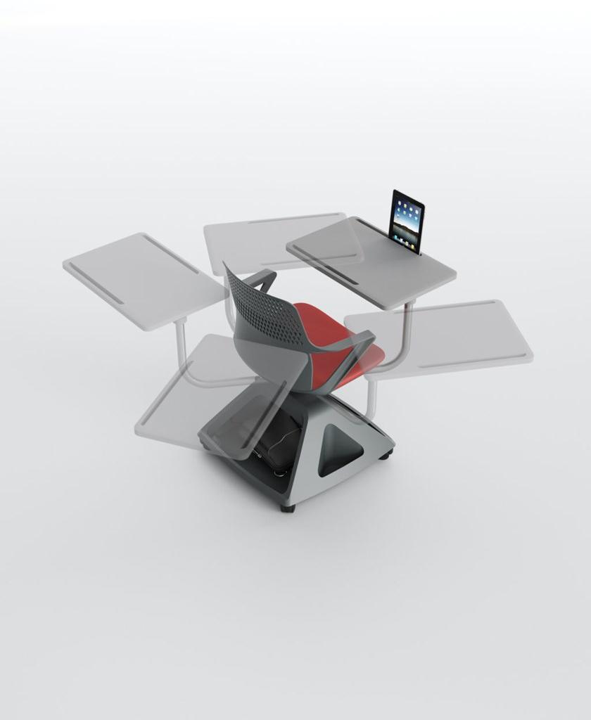 IBEBI Стул для конференций из полипропилена с откидной крышкой Rover evo sun-id-1378244 - Вид №7