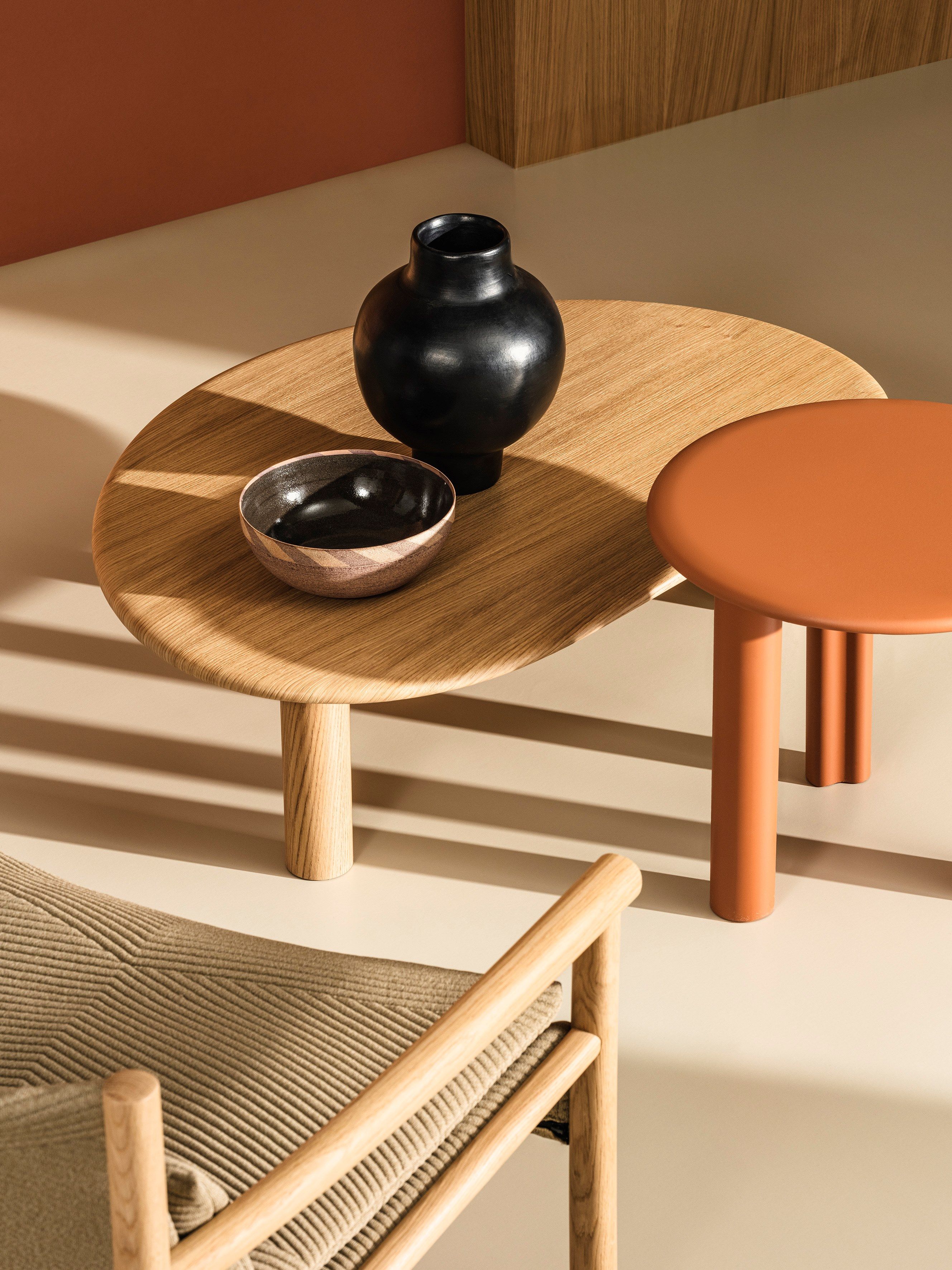 Низкий овальный журнальный столик из МДФ Arper Ghia ARCH-00049168 - Вид №9