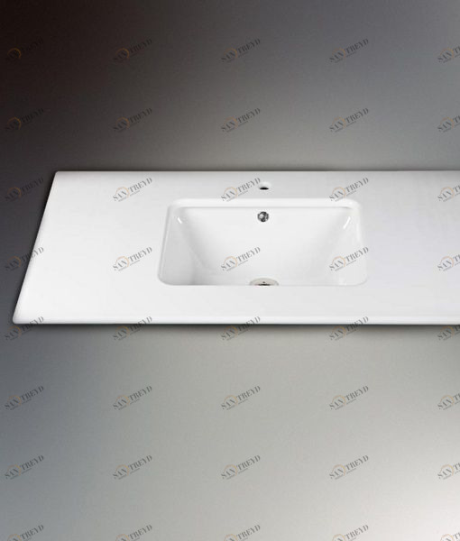 LA07 Накладная раковина под столешницу  квадратная IL TEMPO DEL 