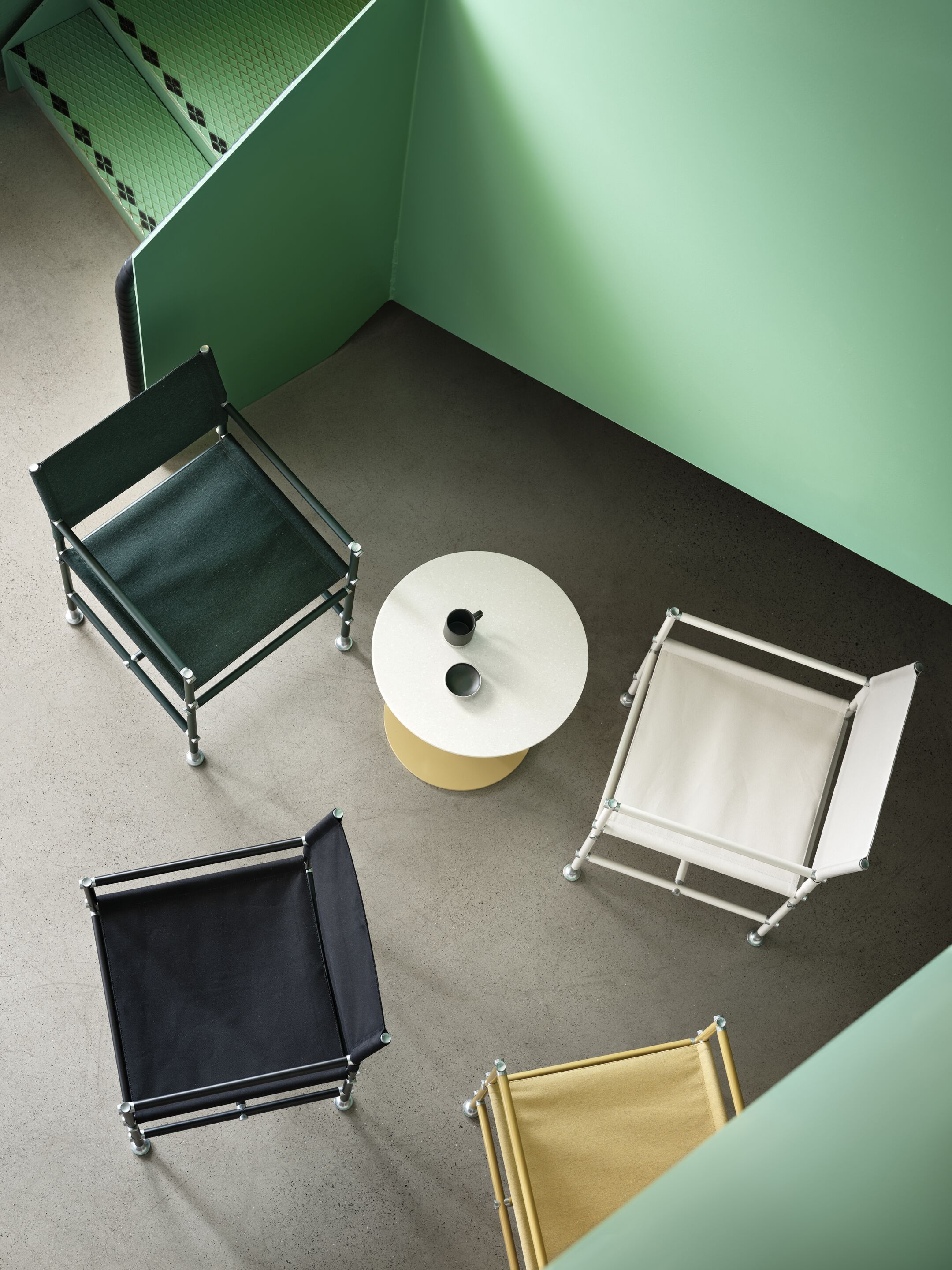 Тканевый стул с подлокотниками Bla Station Able ARCH-00137385 - Вид №11