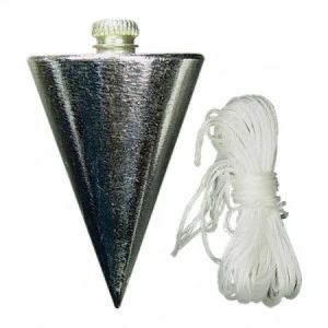 Отвес конусный 200 гр шнур 5 метр MATRIX