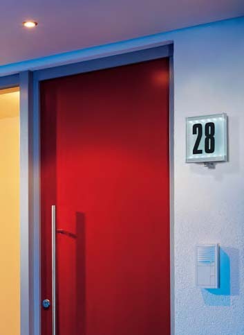 Steinel 600112 IS светильник с номером дома с датчиком движения 82198 - Вид №1