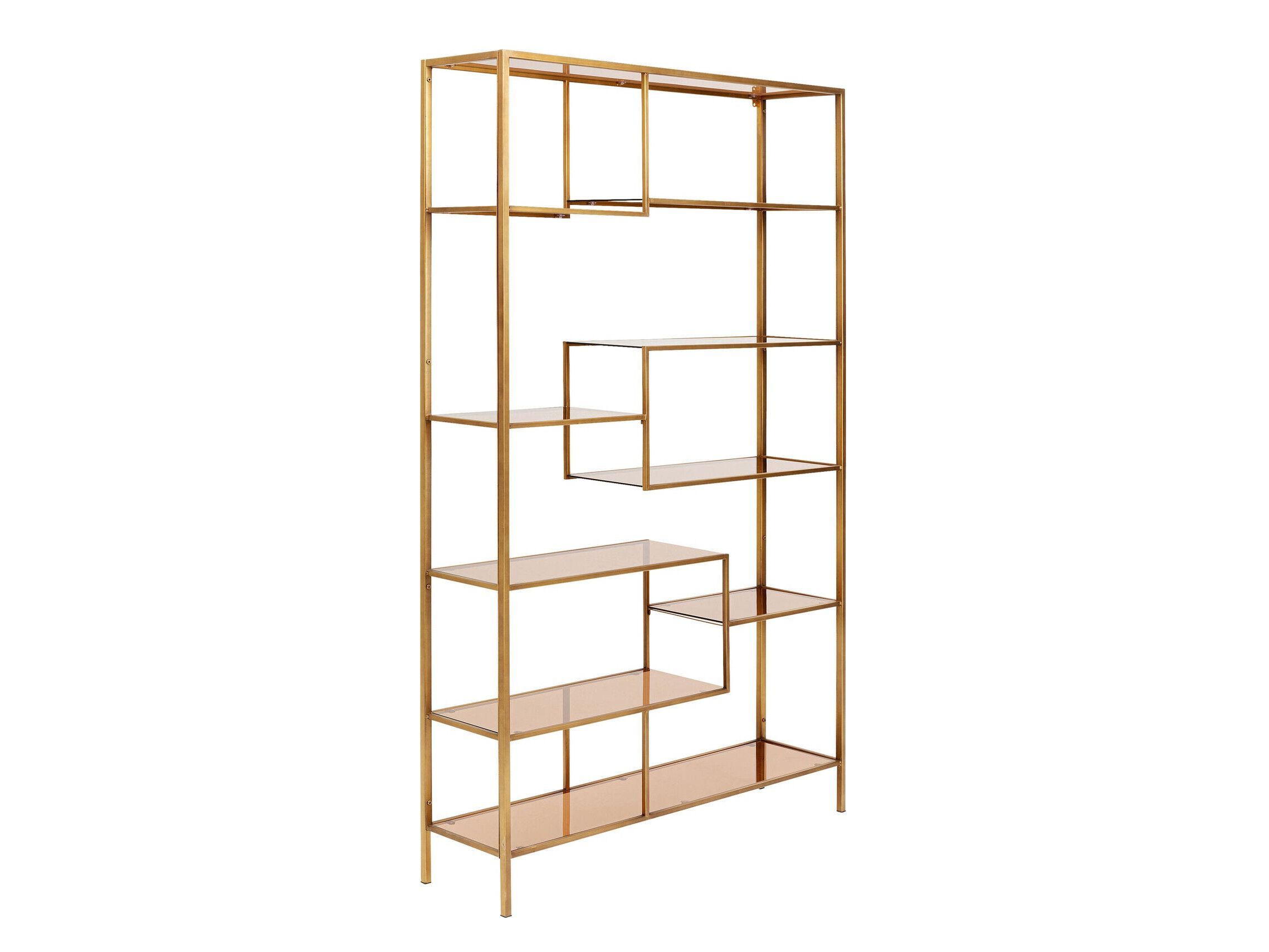 Книжный шкаф из стали и стекла KARE Design LOFT GOLD ARCH-00133220 - Вид №3