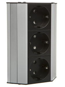 Блок электрических розеток Aspect 12106 Silver NAVAKO