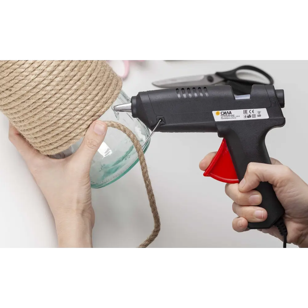 Пистолет клеевой Сила, 60 Вт, стержни 11х70 мм 2 шт STLM-2186985 - Вид №5