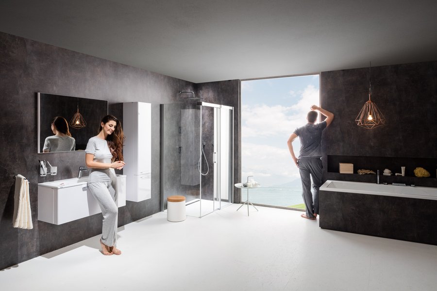 MSDPS-100/100 L сатин+транспарент Ravak 0WLAAU00Z1 - Вид №5