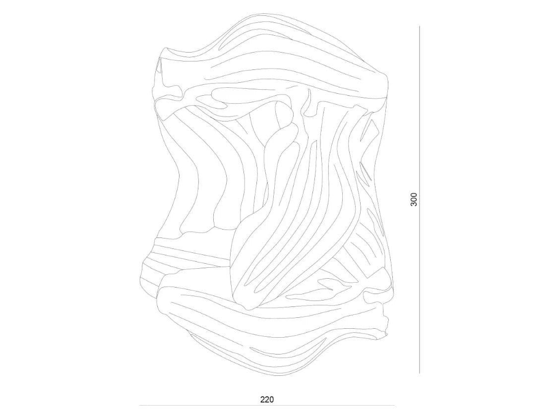 Ковер ручной работы из бамбукового шелка и шерсти Visionnaire THUFIR ARCH-00103229 - Вид №2