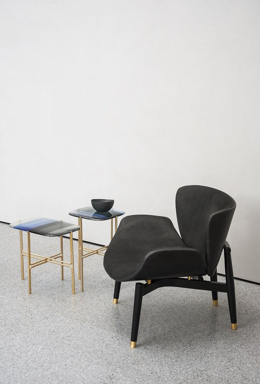 BAXTER Кожаное кресло с подлокотниками Jorgen sun-id-1433436 - Вид №5