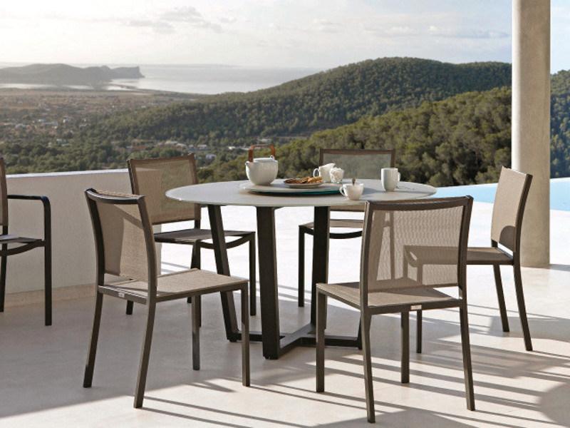 MANUTTI Круглый садовый стол из алюминия Fuse sun-id-1453063 - Вид №1