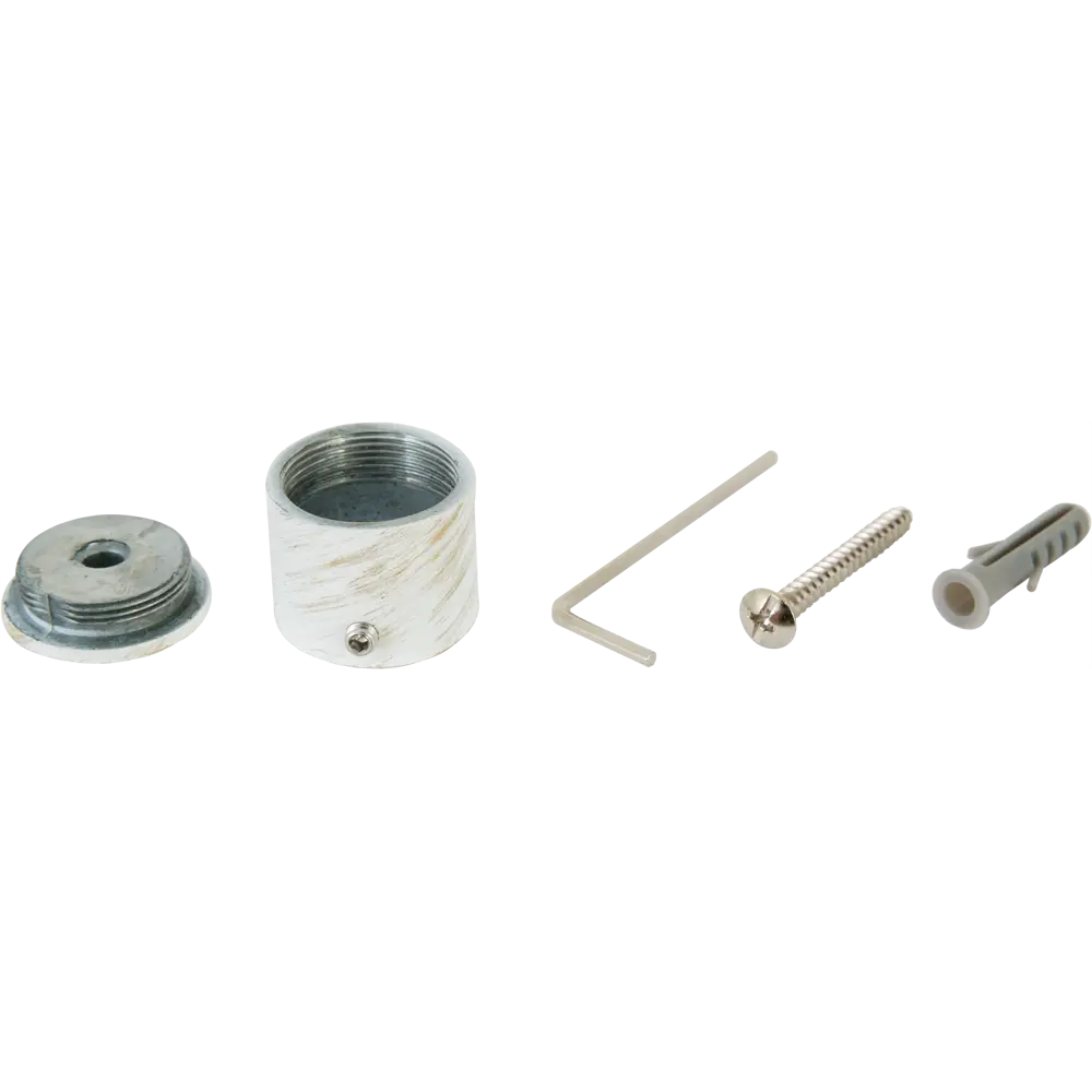 Держатель торцевой Orbis, металл, цвет античный белый, 2 см STLM-2035198 - Вид №2