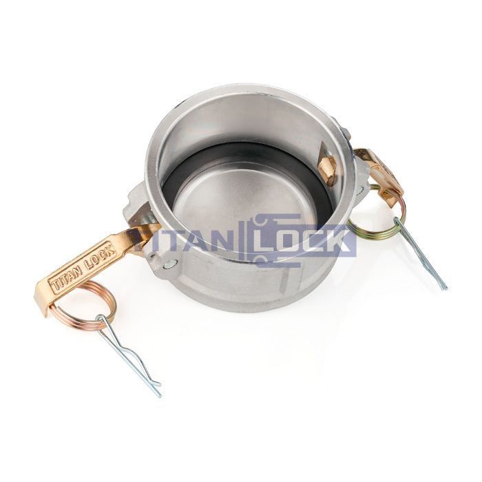 Камлок алюминиевый тип DC серия "EcoLine", заглушка для ниппеля 6", TL600DCAL-EL TITAN LOCK  - Вид №3