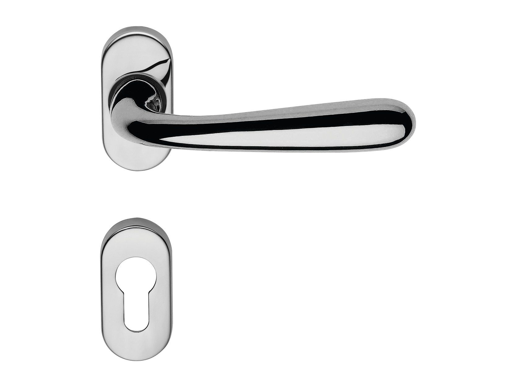 Классическая латунная ручка на розетке с насадкой LINEA CALI' Garda Zincral ARCH-00010314