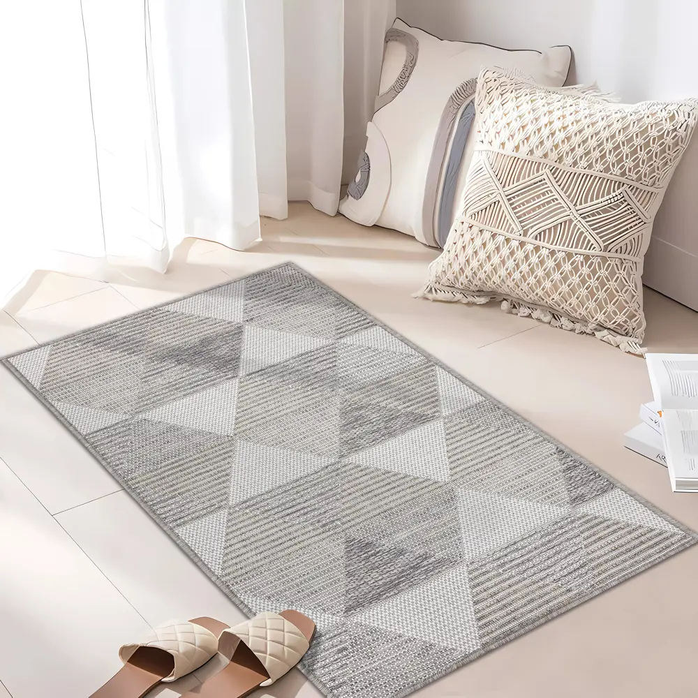 ROYALTAFT Ковер Дели 80x120 см - серый практичный для дома и дачи 89359431 STLM-1042597