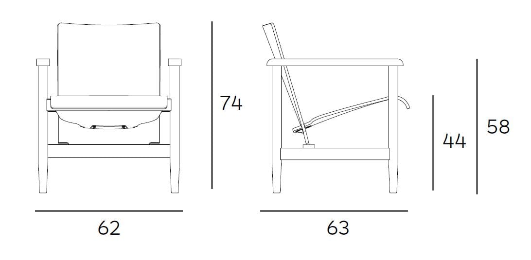 Ясень стул с подлокотниками Plank Sol &amp ARCH-00141277 - Вид №8
