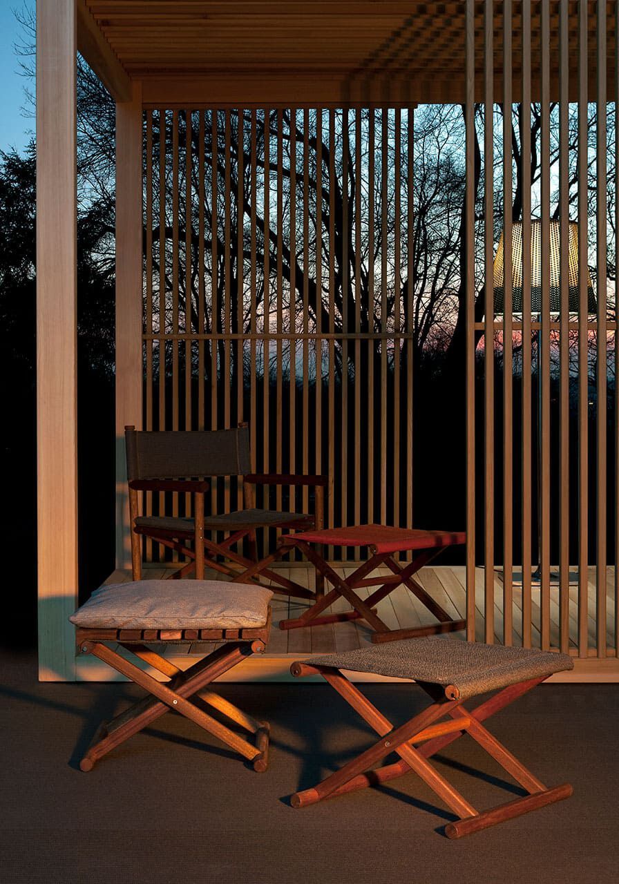 Садовое кресло из красного дерева с подлокотниками Exteta окрестности ARCH-00128010 - Вид №1