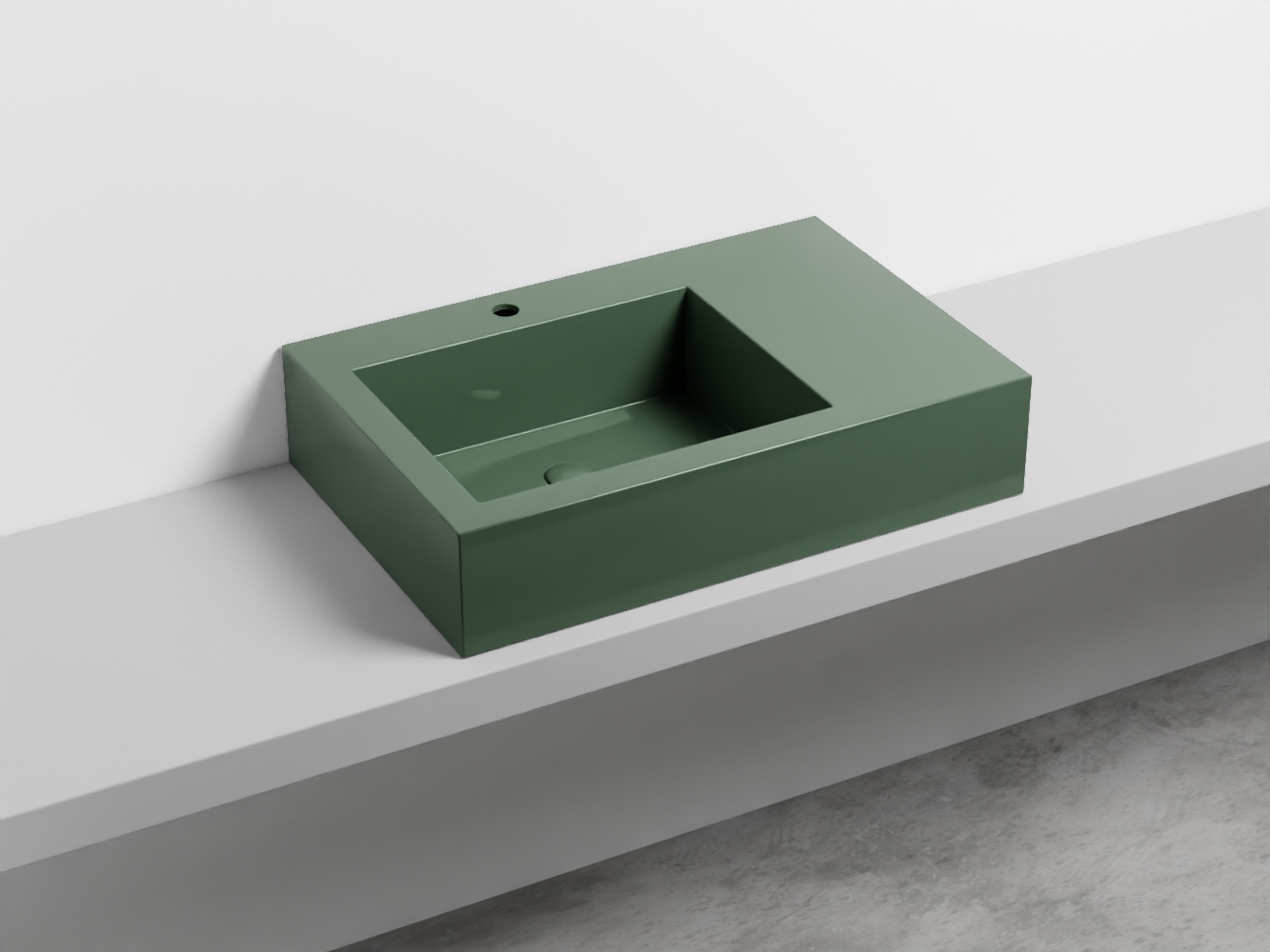 NALAMSX-AL Керамическая раковина с 1-им отверстием, чаша слево cielo I Narcisi Ceramica Cielo