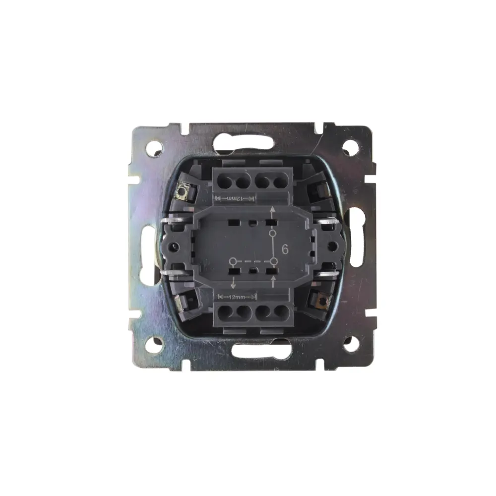 Выключатель WERKEL одноклавишный в глянцевом никеле 83738802 Встраиваемые механизмы STLM-0044163 - Вид №2