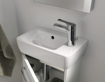 862250000 GEBERIT тумба для раковины RENOVA COMPACT /44,8х60,4х22,2/ (белый матовый/белый глянцевый) Santreyd  - Вид №2