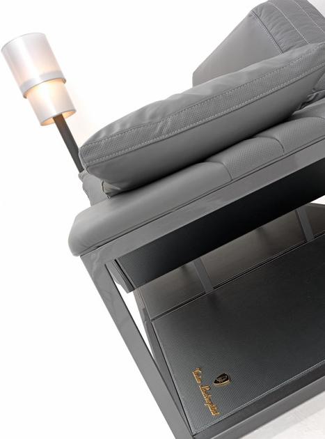 Tonino Lamborghini Casa Мягкое кожаное кресло с подлокотниками Long beach modern sun-id-1415814 - Вид №2