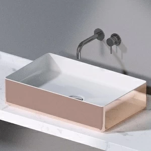 L620257 Накладная раковина на столешницу  прямоугольная A. e T. Italia Fly