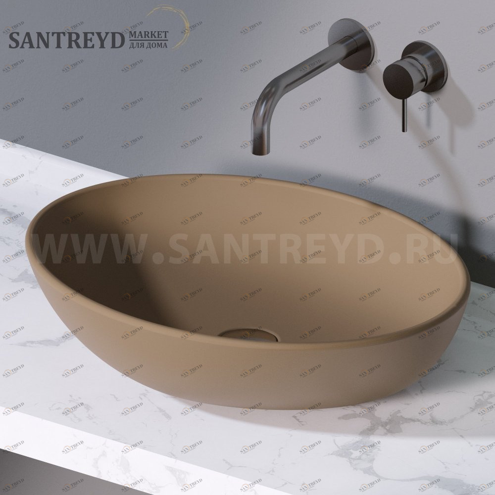 L243132 Накладная раковина на столешницу  овальная A. e T. Italia THIN AeT ITALIA