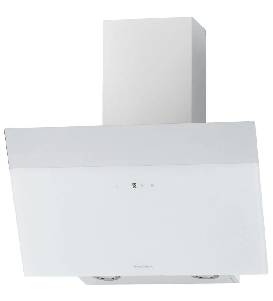 9195718 Вытяжка наклонная KRONA KRISTEN A 600 S белый/серебристый KRONA1 STDN-0016257 - Вид №1