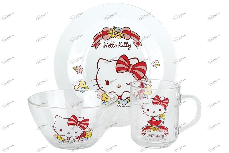 Набор Hello Kitty КОРАЛЛ HELLO KITTY 029586 Прозрачный 