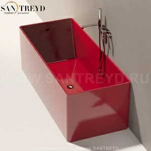 Flaminia WASH Ванна свободностоящая 170 см красная MW170.3011