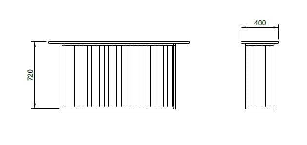 Деревянная консоль Medulum ARCH-00100816 - Вид №4