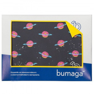 523759 Кошелёк "Space Donut", 10 х 7,6 см Bumaga