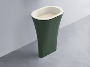 AMLA65-TL+AMPILO-LN+AMCOLO-MU Раковина Amedeo Ovale отдельностоящая cielo Enjoy + Amedeo