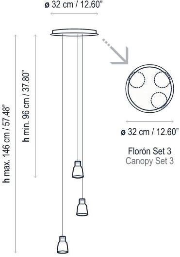 BOVER Подвесной светильник из боросиликатного стекла Drip/drop sun-id-1473189 - Вид №2