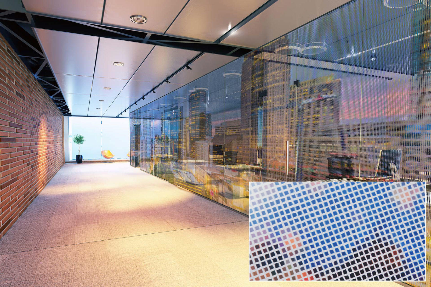 FSRT363 Стеновые панели из стекла vivispectra vektr с индивидуальной прослойкой в ​​стандартной отделке Forms-surfaces  - Вид №9