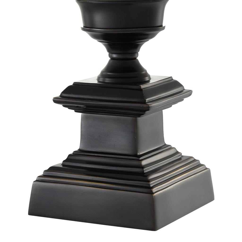 Подсвечник стеклянный черный Hurricane Datcha EICHHOLTZ  00-3882941 Прозрачный;черный  - Вид №1