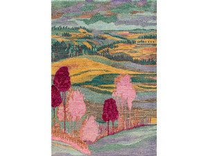 Прямоугольный шерстяной ковер