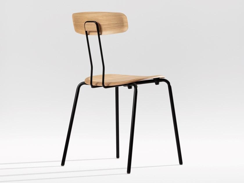 ZEITRAUM Штабелируемый стул из фанеры Okito sun-id-1453322 - Вид №1