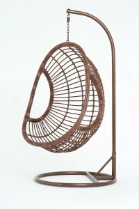 Подвесное кресло коричневое из искусственного ротанга 44-004-16 VINOTTI  00-3885154 Бежевый;коричневый