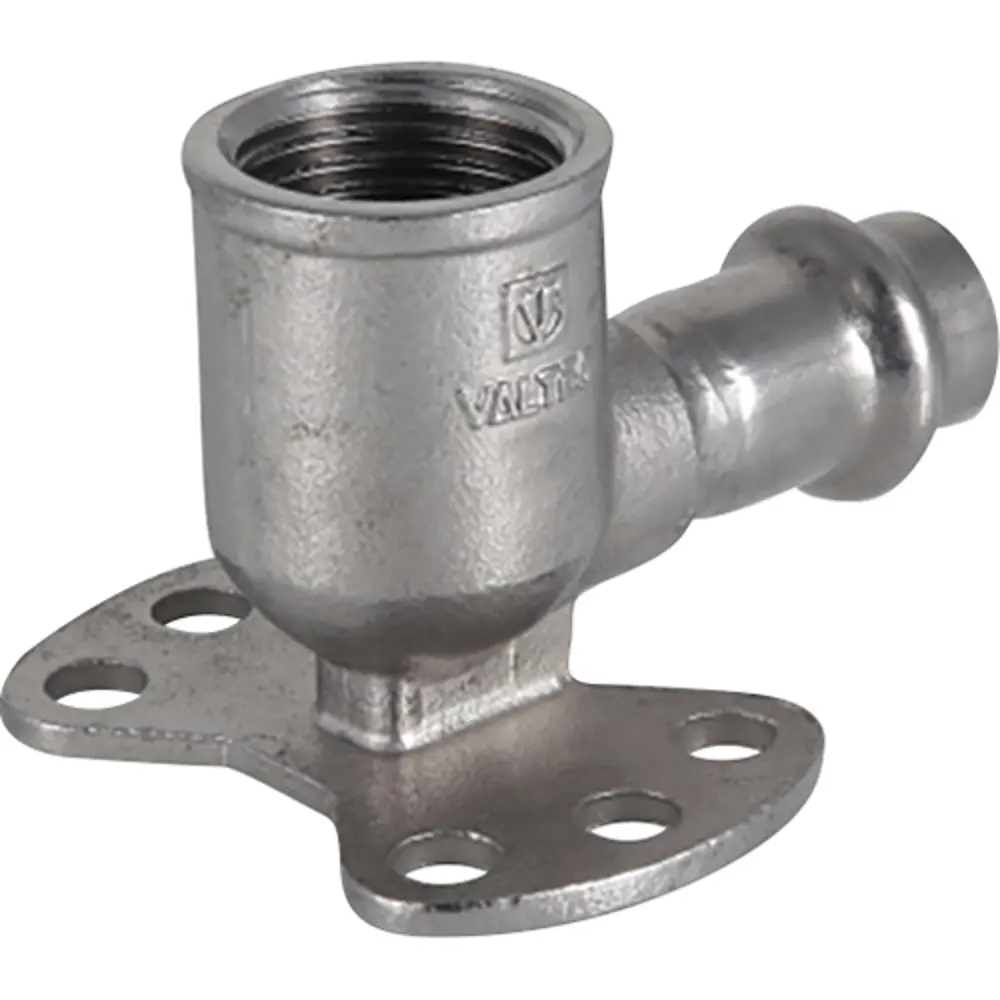 Водорозетка Valtec 1/2"x22 мм ВР нержавеющая сталь 82575887 STLM-2149826  - Вид №1
