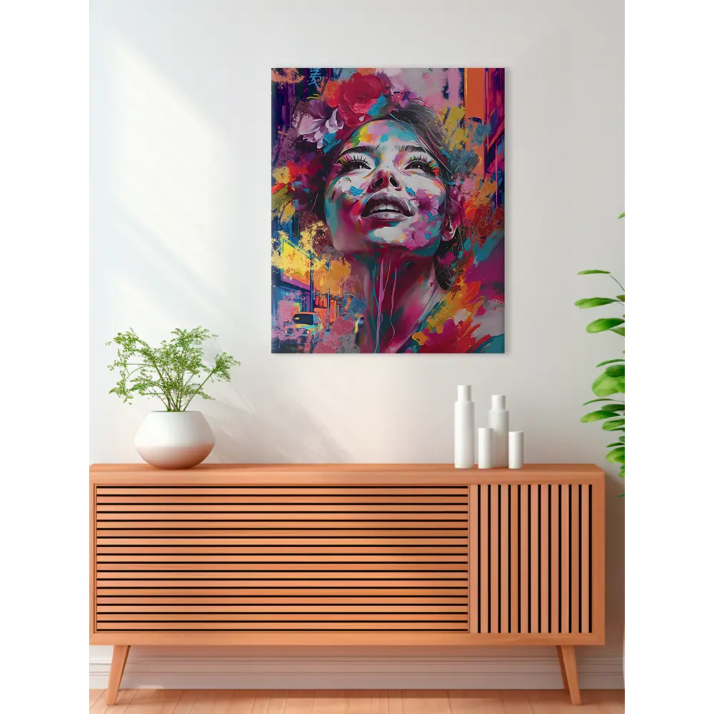 Картина на холсте Девушка в красках 40x50 см Santreyd STLM-2201433 - Вид №2