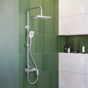 Душевая система Osgard Endi с верхней лейкой и гибким шлангом 89392846