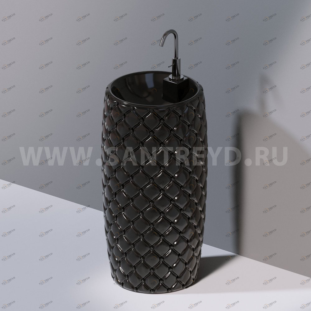 L108T0R1VP.104 Напольная раковина стоящая круглая A. e T. Italia CLASS AeT ITALIA GLASS