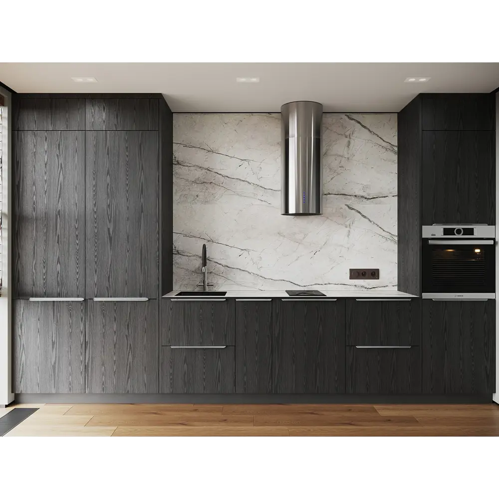 Фасад выдвижного ящика Konsensa Канск 40×13 см черный полуматовый 89423344 STLM-1573179 - Вид №11