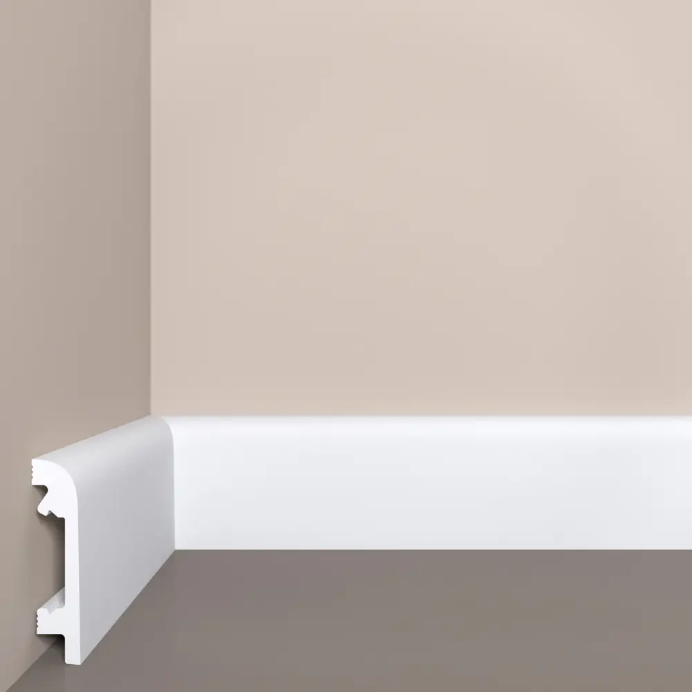 90761336 Плинтус Bello Deco 80x2000x19мм 1шт белый STLM-0372126