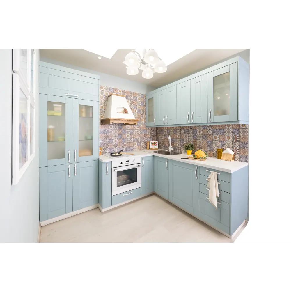 Фасад кухонный Томари Delinia ID голубой МДФ с ПВХ-покрытием 82011007 STLM-0017385 - Вид №7
