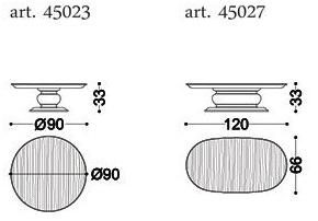 OPERA CONTEMPORARY Круглый деревянный журнальный столик sun-id-1356436 - Вид №6