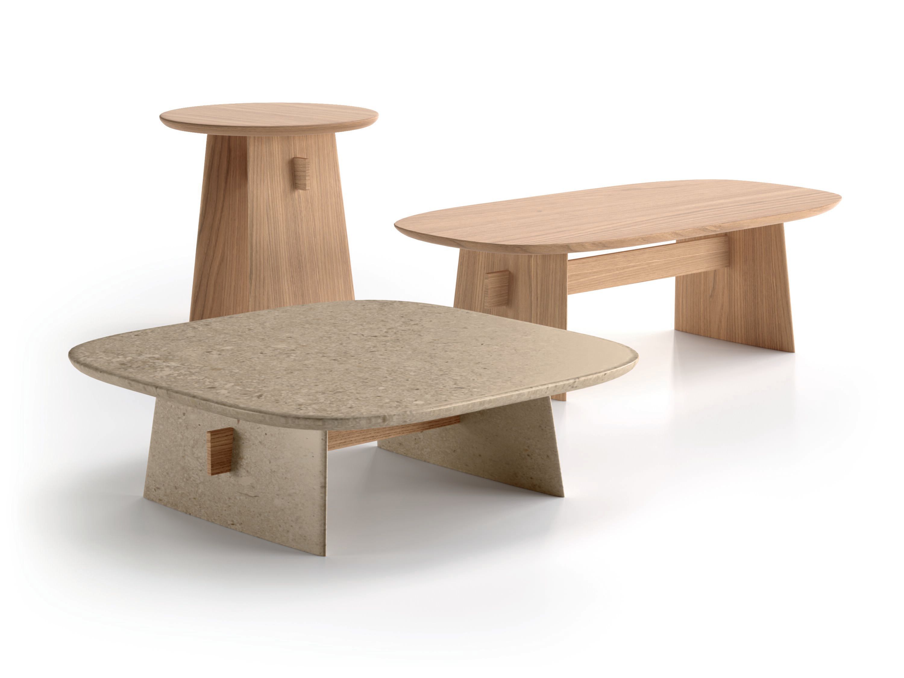 Деревянный прямоугольный журнальный столик Natuzzi Italia Adam ARCH-00059793 - Вид №5